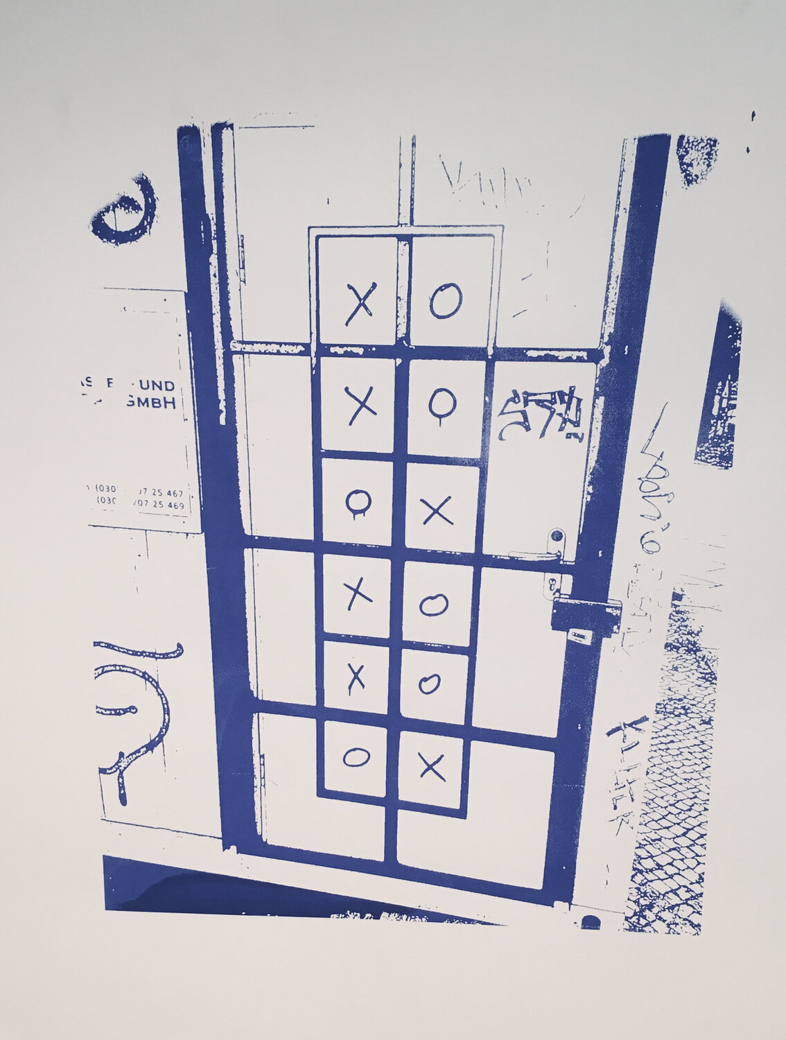 Tic Tac Toe (Listening to Berlin Series) Ethel Shipton Druck zu verkaufen