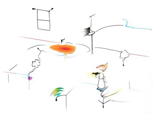 Eldorado, TX 1 di Hills Snyder, Opera su carta in vendita su Singulart