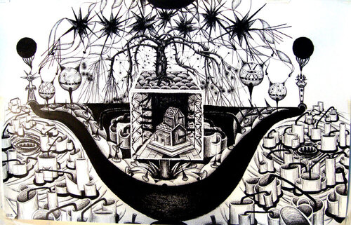 Las 3 Lunas di Nicolas Leiva, Opera su carta in vendita su Singulart