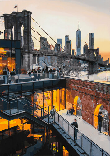 Dumbo NYC 2021 van Marco Barberio, Schilderij te koop op Singulart