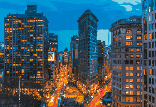 Flatiron 2021 van Marco Barberio, Schilderij te koop op Singulart