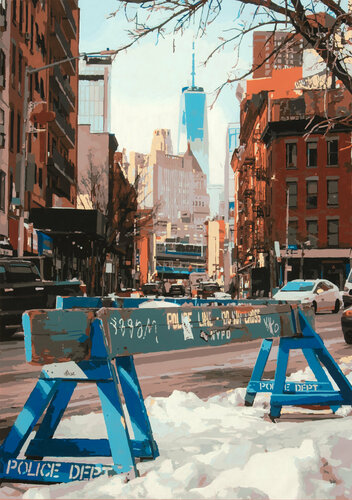 Police Dept van Marco Barberio, Schilderij te koop op Singulart