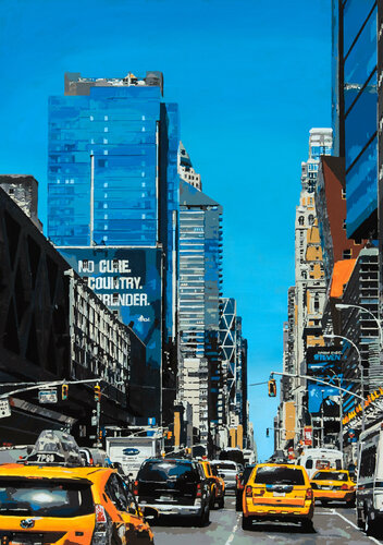 Summer in the city van Marco Barberio, Schilderij te koop op Singulart