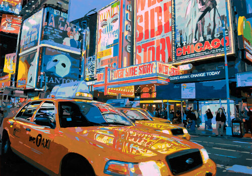 Broadway Shines di Marco Barberio, Pittura in vendita su Singulart