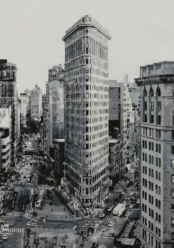 Flatiron Building 2022 di Marco Barberio, Pittura in vendita su Singulart