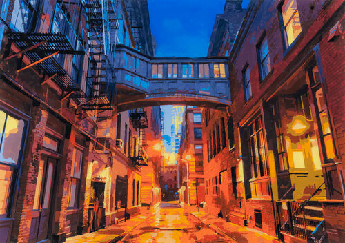 Tribeca di Marco Barberio, Pittura in vendita su Singulart