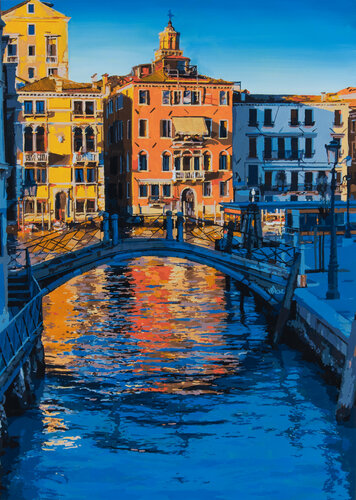Venice Lagoon di Marco Barberio, Pittura in vendita su Singulart