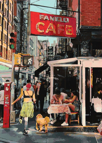 Fanelli Cafe 22 di Marco Barberio, Pittura in vendita su Singulart