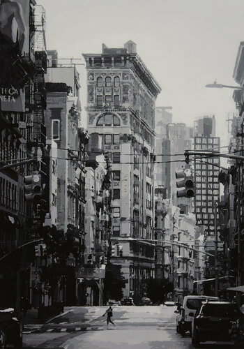 New York City SoHo di Marco Barberio, Pittura in vendita su Singulart