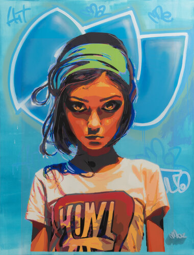 Martina: The Enchanting Street Art di Marco Barberio, Pittura in vendita su Singulart