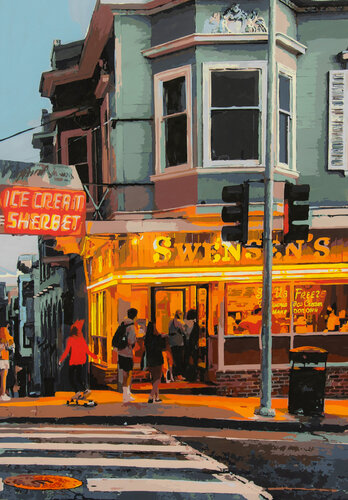 Swensen's San Francisco di Marco Barberio, Pittura in vendita su Singulart