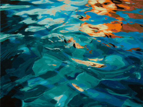 Water #1 di Marco Barberio, Pittura in vendita su Singulart
