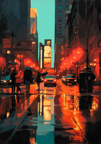 New York City #1 di Marco Barberio, Pittura in vendita su Singulart