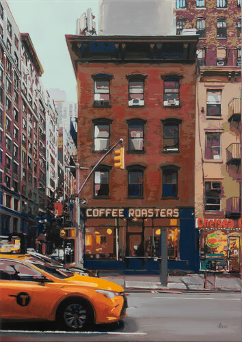 Coffee Roasters by Marco Barberio, Painting for Sale on Singulart