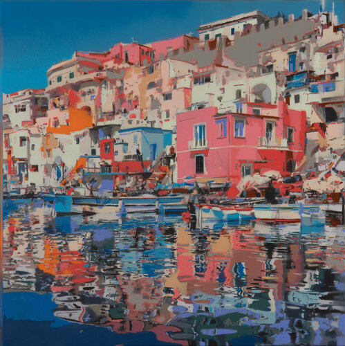 Coastal Symphony by Marco Barberio, Painting for Sale on Singulart