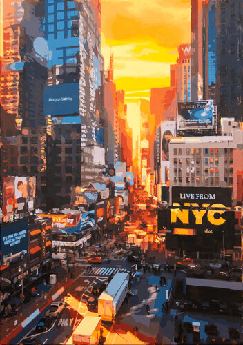 Live from NYC van Marco Barberio, Schilderij te koop op Singulart