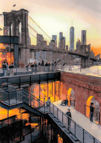 Dumbo NYC van Marco Barberio, Schilderij te koop op Singulart