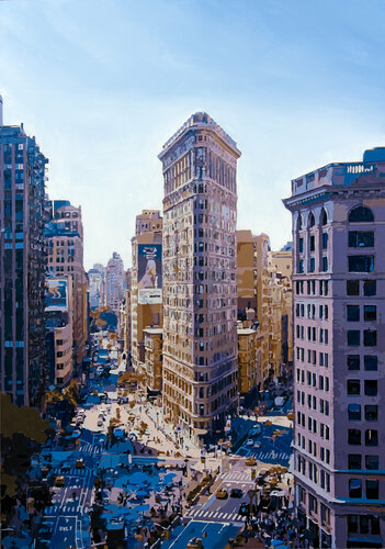 Flatiron Building #2 van Marco Barberio, Schilderij te koop op Singulart
