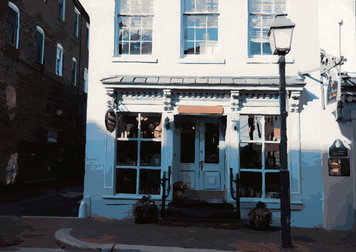 Old Town van Marco Barberio, Schilderij te koop op Singulart