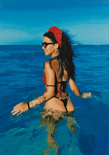 Who's that girl van Marco Barberio, Schilderij te koop op Singulart