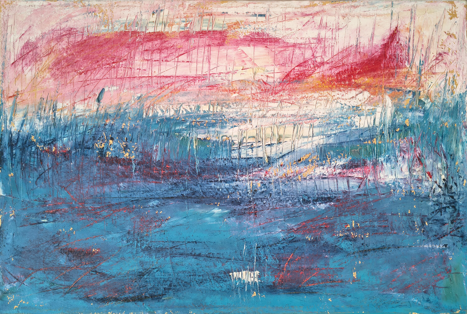 Terra - Fluido Alfio Pappalardo Peinture originale à vendre