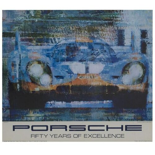 Porsche, Fifty Years of Excellence, Porsche 917 Dexter Brown Print by Anon, Print for Sale on Singulart