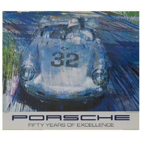 Porsche, Fifty Years of Excellence, Porsche 550A by Dexter Brown by Anon, Print for Sale on Singulart