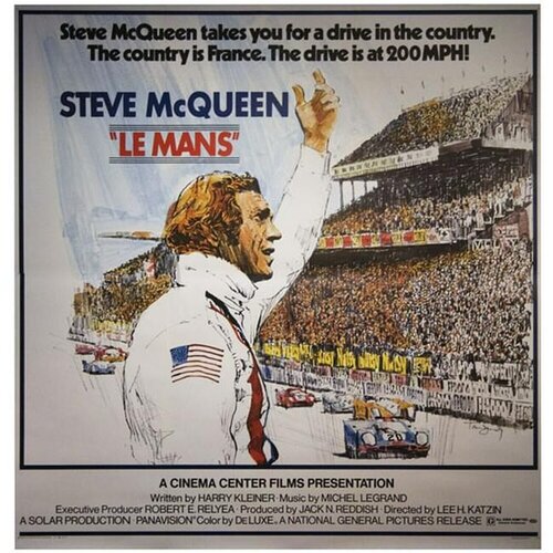 Steve McQueen original six sheet originally folded movie poster by Anon, Print for Sale on Singulart