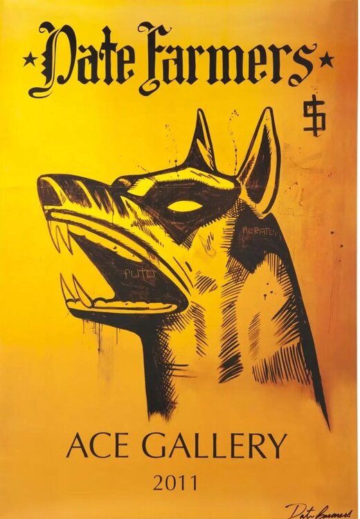 The Date Farmers PosterAce Gallery 2011 SIGNED, FREE DOMESTIC SHIPPING The Date Farmers