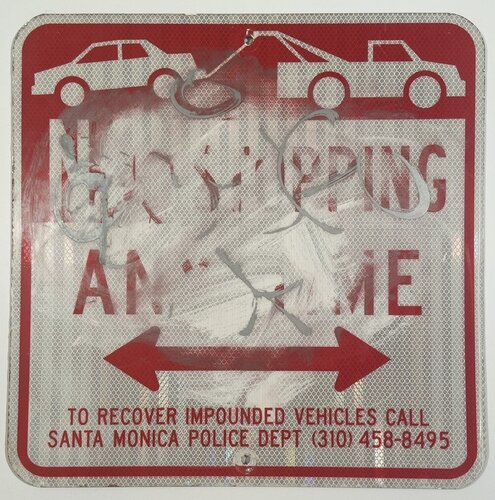 Vox Populi (A Working Man's Ruscha) di David Silver, Pittura in vendita su Singulart