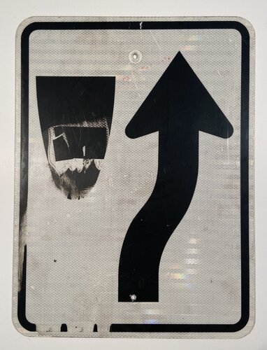 Vox Populi (A Working Man's Ruscha) di David Silver, Pittura in vendita su Singulart