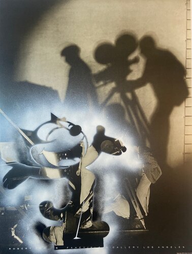Felix the Cat Goes to Hollywood di David Silver, Pittura in vendita su Singulart