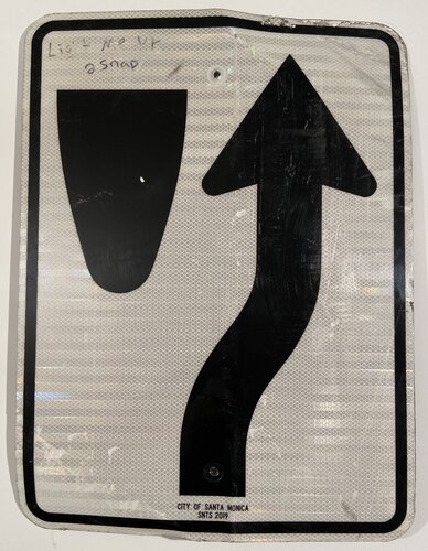 Vox Populi (A Working Man's Ruscha) di David Silver, Pittura in vendita su Singulart