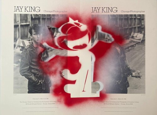 Felix the Cat and the Southside of Chicago in the 1960's di David Silver, Pittura in vendita su Singulart