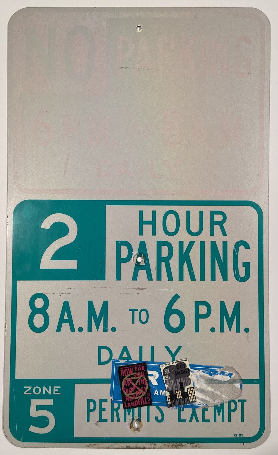 Vox Populi (A Working Man's Ruscha) David Silver Dipinto originale in vendita