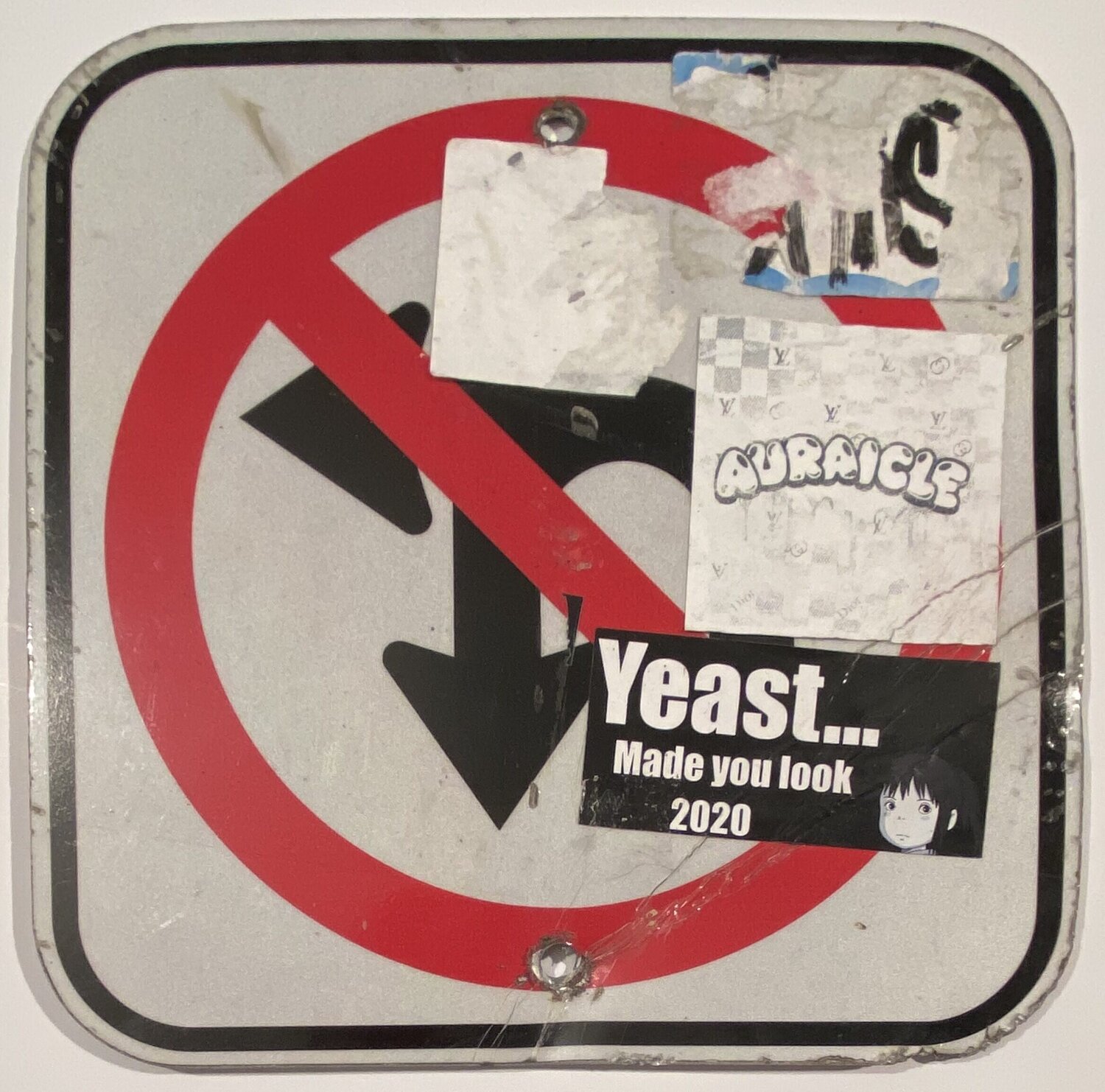 Vox Populi (A Working Man's Ruscha) David Silver Dipinto originale in vendita