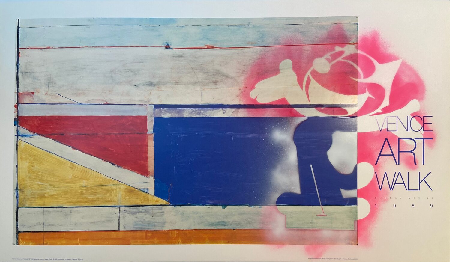 Felix the Cat Meets Richard Diebenkorn David Silver Originalgemälde zu verkaufen