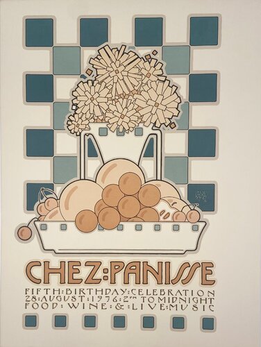 Chez Panisse 5th Birthday by David Lance Goines, Print for Sale on Singulart