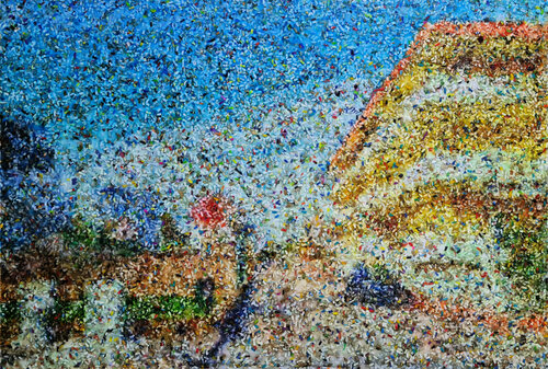 Offering prayers (n.550) - Sunny Sunday series van Alessio Mazzarulli, Schilderij te koop op Singulart