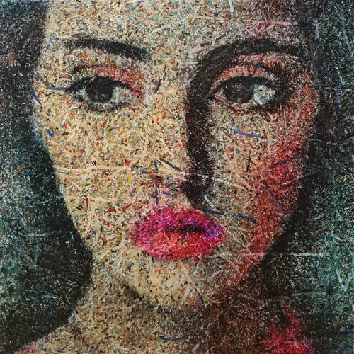 She demanded, pushing (n.578) - Dolls series de Alessio Mazzarulli, Pintura a la venta en Singulart