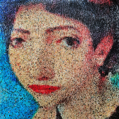 Flitting over her face (n.579) - Dolls series Alessio Mazzarulli