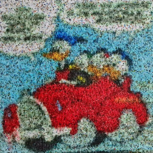 Come è possibile? (n.587) - Pop Comix series de Alessio Mazzarulli, Pintura a la venta en Singulart