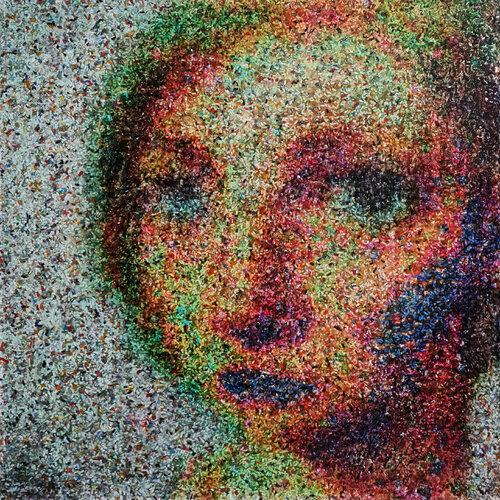 When she went to bed (n.597) - Dolls series de Alessio Mazzarulli, Pintura a la venta en Singulart