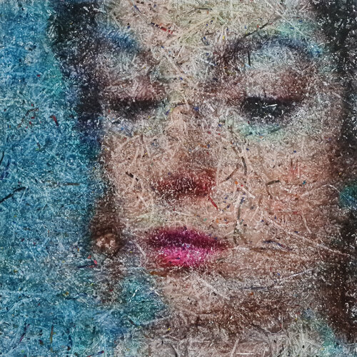 I wish you joy (n.604) - Dolls series van Alessio Mazzarulli, Schilderij te koop op Singulart