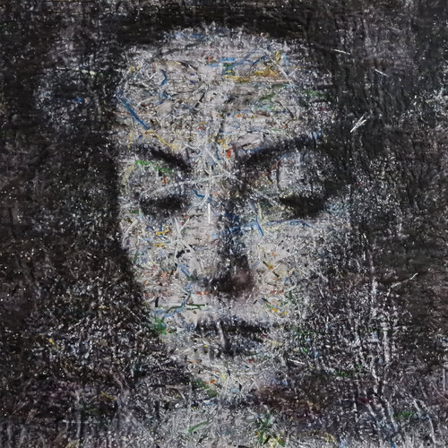 Nothing in the world (n.605) - Dolls series van Alessio Mazzarulli, Schilderij te koop op Singulart