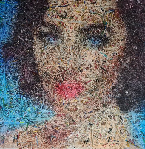 Hush, this moment! (n.610) - Liz Taylor - Dolls series de Alessio Mazzarulli, Pintura a la venta en Singulart