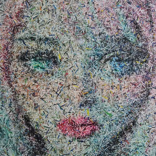 Her alone (n.644) - Dolls series van Alessio Mazzarulli, Schilderij te koop op Singulart