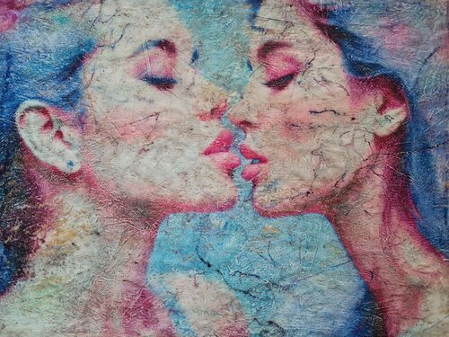 Sapphic -02- (n.703) van Alessio Mazzarulli, Schilderij te koop op Singulart