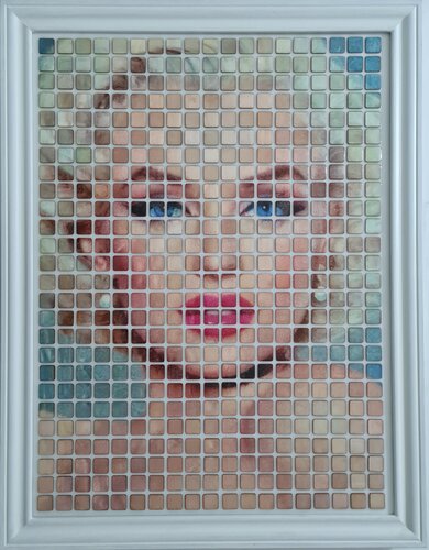 I wish you were a mile or two (n.725) - Dot Art series von Alessio Mazzarulli, Malerei kaufen auf Singulart