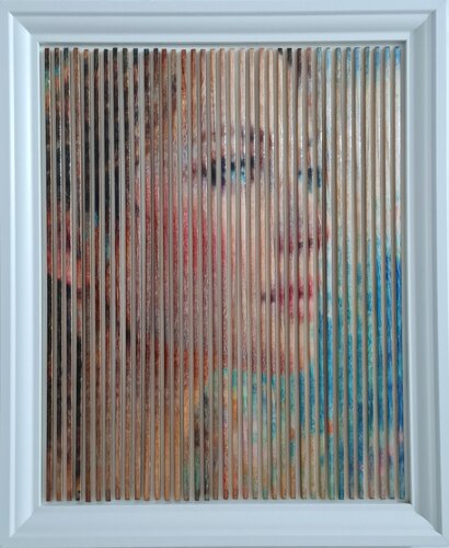 I shall never be there (n.728) - Dot Art series van Alessio Mazzarulli, Schilderij te koop op Singulart